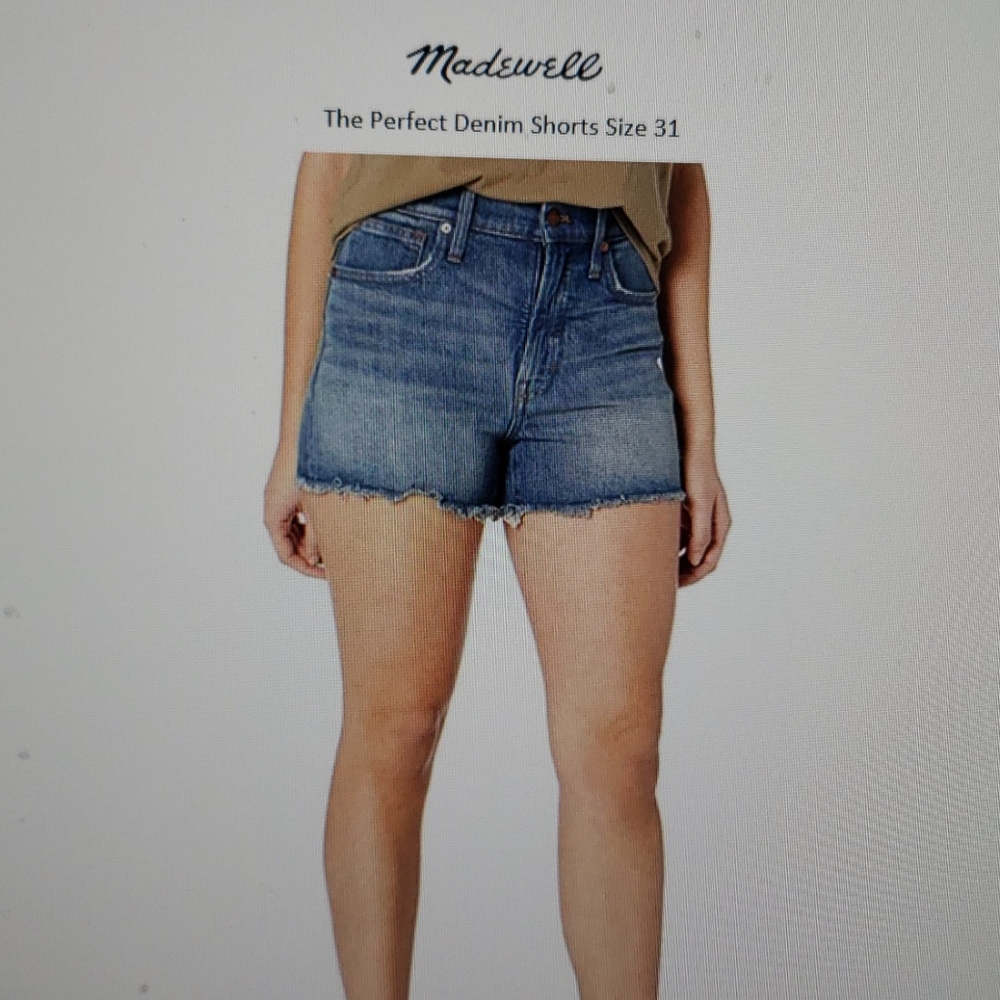 Madewell the Perfect Jean Shorts Size 31